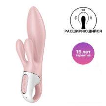 Вибратор-кролик с расширением Satisfyer Air Pump Bunny 3, розовый