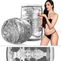 Двухсторонний мастурбатор вагина-анус Fleshlight Quickshot Stoya, бесцветный