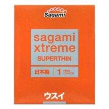 Ультратонкие латексные презервативы Sagami Xtreme Superthin, 1 шт