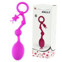 Анальные бусы Baile Pretty Love Balls, розовые