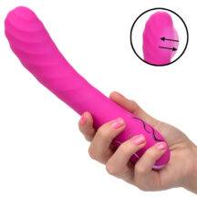 Вибратор CalExotics Insatiable G Inflatable G-Wand с функцией надува, розовый