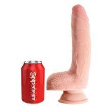 Фаллоимитатор Pipedream King Cock Plus Triple Density, 24 см, телесный