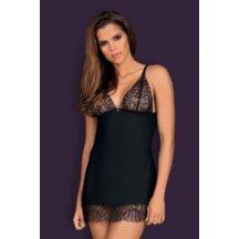 Сорочка Obsessive Chiccanta chemise, Чёрный, S/M