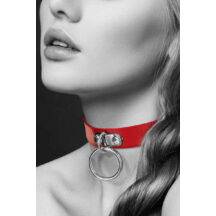 Чокер с кольцом Collier Fetish Rouge Bijoux pour toi, красный