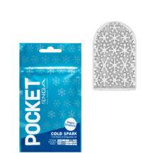 Мастурбатор Tenga Pocket Cold Spark, голубой