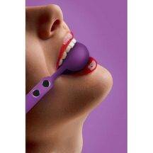 Кляп Silicone Ball Gag, фиолетовый