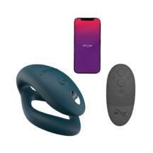 Вибромассажер для пар We-Vibe Sync O с пультом ДУ, зеленый