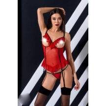 Корсеты Passion Lingerie Cherry corset, Красный, S/M