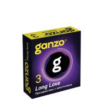 Презервативы продлевающие Ganzo Long Love с анестетиком, 3 шт