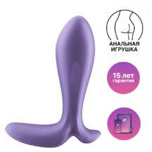 Анальная вибропробка Satisfyer Intensity, фиолетовая