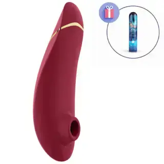 Вакуумный стимулятор клитора Womanizer Premium 2, бордовый Вакуумный стимулятор клитора Womanizer Premium 2, бордовый
