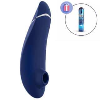 Вакуумный стимулятор клитора Womanizer Premium 2, синий Вакуумный стимулятор клитора Womanizer Premium 2, синий