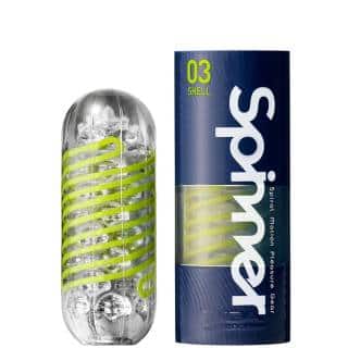 Мастурбатор Tenga Spinner 03 Shell, зеленый Мастурбатор Tenga Spinner 03 Shell, зеленый