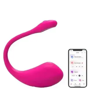 Виброяйцо Lovense Lush 2, розовое Виброяйцо Lovense Lush 2, розовое