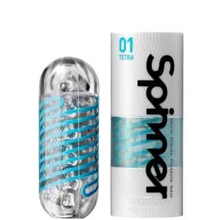 Мастурбатор Tenga Spinner 01 Tetra, голубой Мастурбатор Tenga Spinner 01 Tetra, голубой