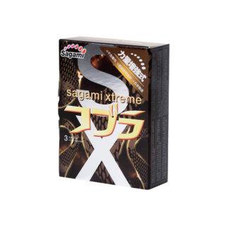 Презервативы зауженные Sagami Xtreme Cobra, 3 шт