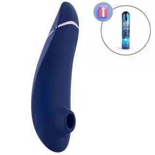 Вакуумный стимулятор клитора Womanizer Premium 2, синий Вакуумный стимулятор клитора Womanizer Premium 2, синий