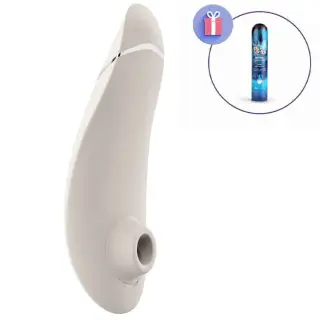 Вакуумный стимулятор клитора Womanizer Premium 2, молочный Вакуумный стимулятор клитора Womanizer Premium 2, молочный
