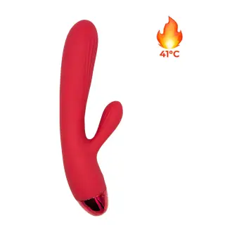 Вибратор-кролик с пульсацией и нагревом Woma Irene, красный Вибратор-кролик с пульсацией и нагревом Woma Irene, красный