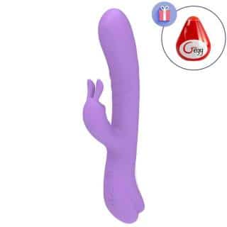 Вибратор-кролик с имитацией фингеринга Hot Planet Cassandra, сиреневый Вибратор-кролик с имитацией фингеринга Hot Planet Cassandra, сиреневый