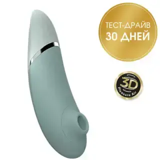Вакуумный стимулятор клитора Womanizer Next, серо-зеленый Вакуумный стимулятор клитора Womanizer Next, серо-зеленый