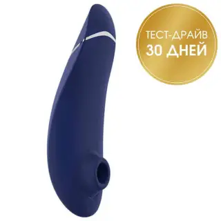 Вакуумный стимулятор клитора Womanizer Premium 2, синий Вакуумный стимулятор клитора Womanizer Premium 2, синий