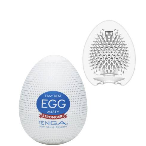 Мастурбатор Tenga Egg Hard-Boiled Misty, белый