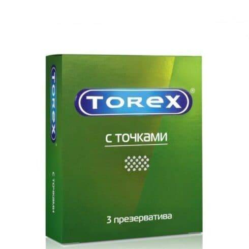 Презервативы со стимулирующими точками Torex, 3 шт