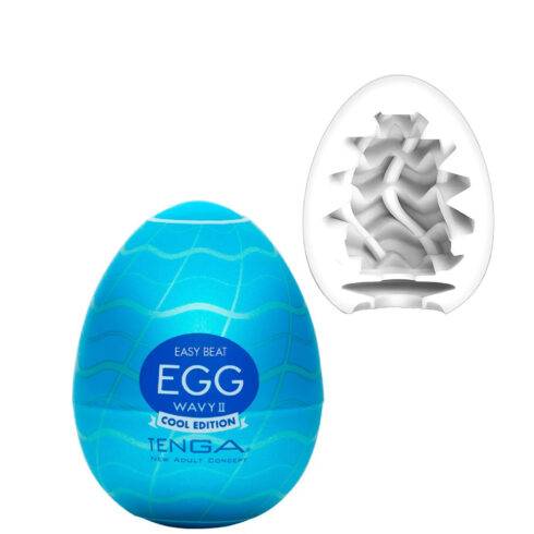 Мастурбатор Tenga Egg Wavy Special Cool Edition, белый