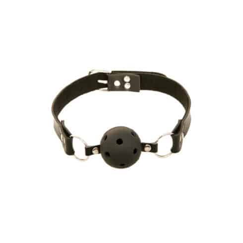 Кляп с отверстиями Pipedream Fetish Fantasy Series Breathable Ball Gag, черный