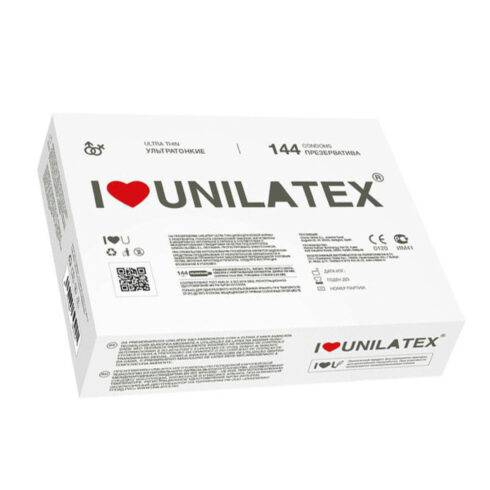 Презервативы ультратонкие Unilatex, 144 шт