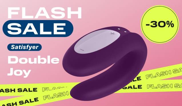 30% на вибратор для пар Satisfyer Double Joy