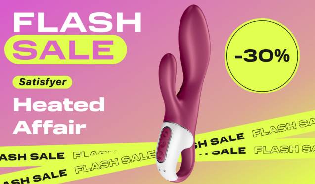 30% на вибратор-кролик с нагревом Satisfyer Heated Affair