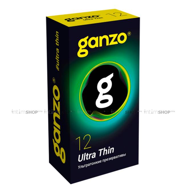 Презервативы ультратонкие Ganzo Ultra Thin, 12 шт