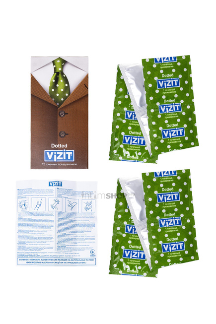 Презервативы Vizit Dotted, точечные, 12 шт - фото 7
