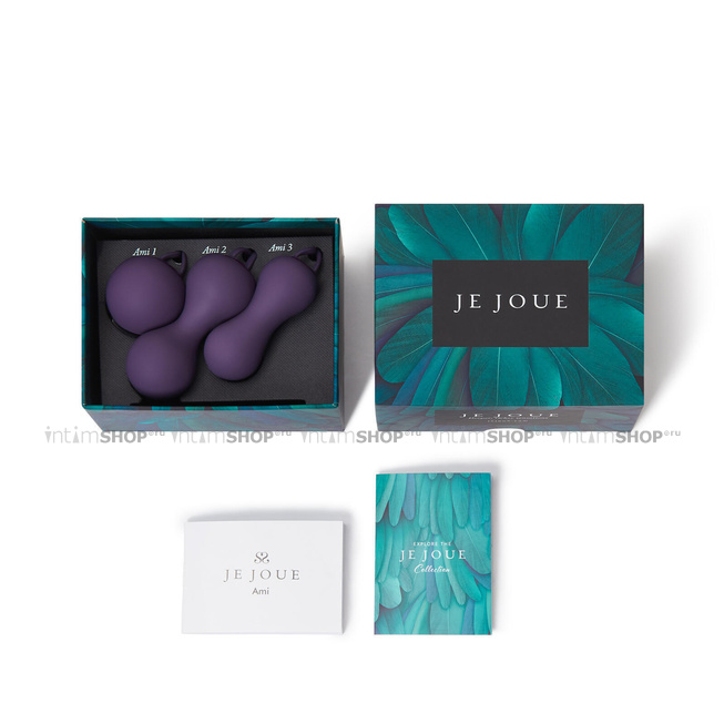 Вагинальные шарики Je Joue Ami Kegel Set, фиолетовый - фото 6