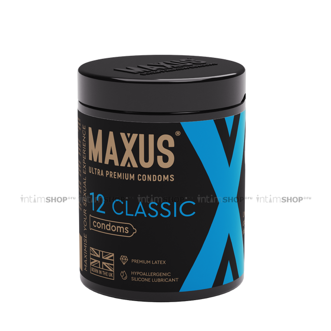 

Презервативы классические Maxus Classic, 12 шт