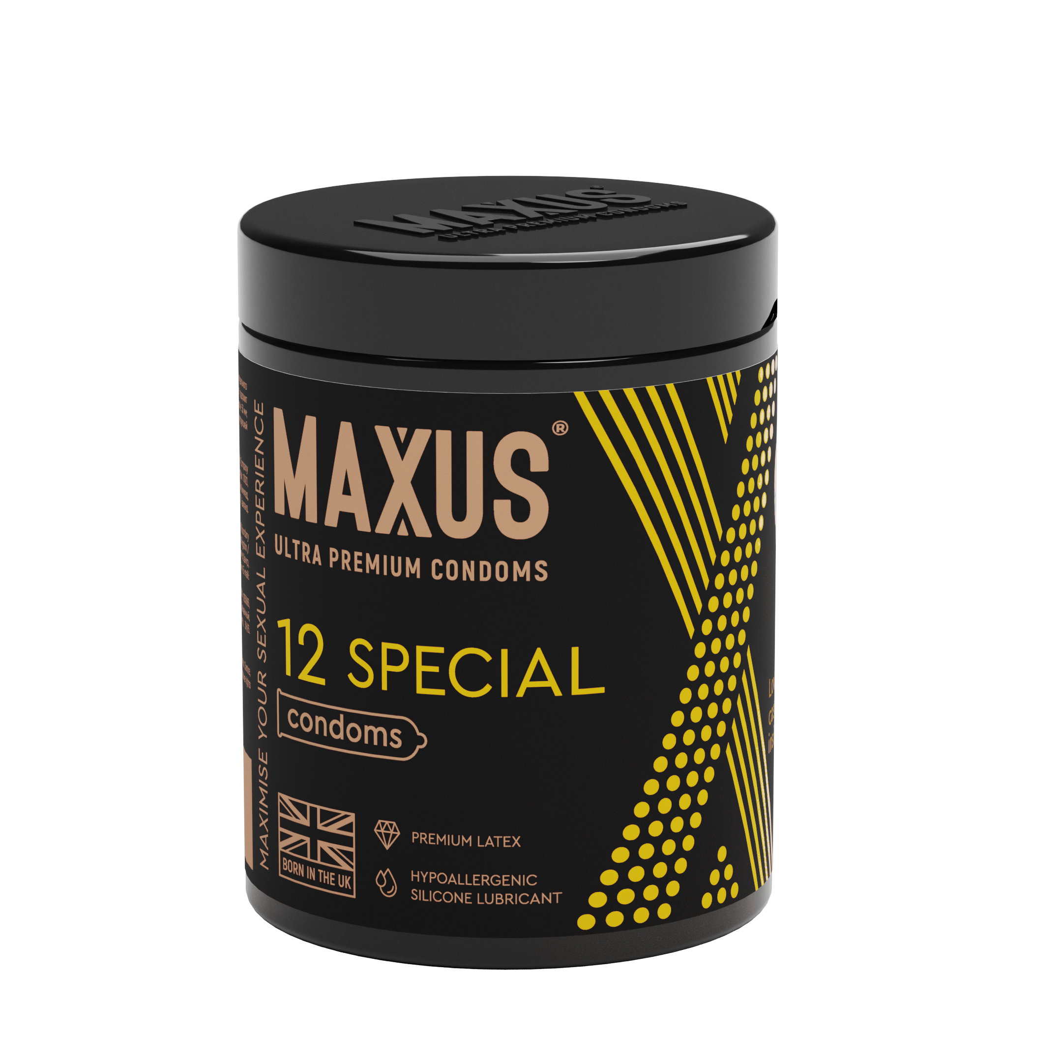 Презервативы точечно-ребристые Maxus Special, 12 шт