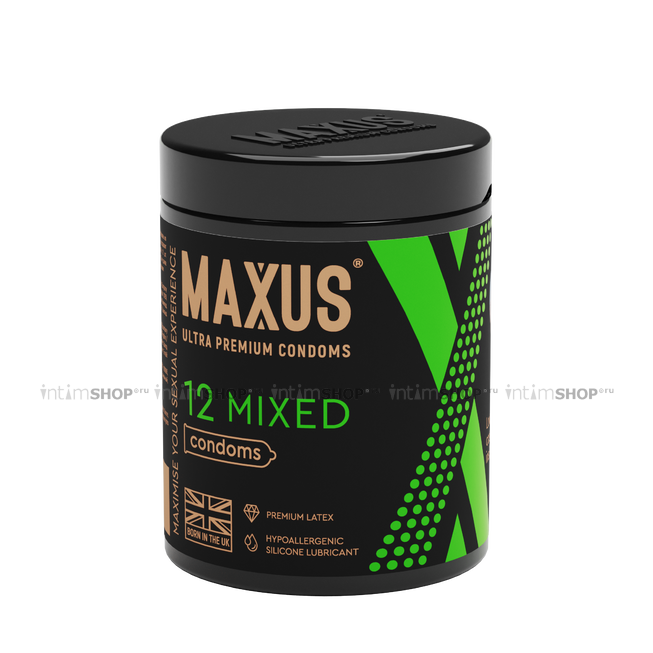 

Набор презервативов Maxus Mixed, 12 шт