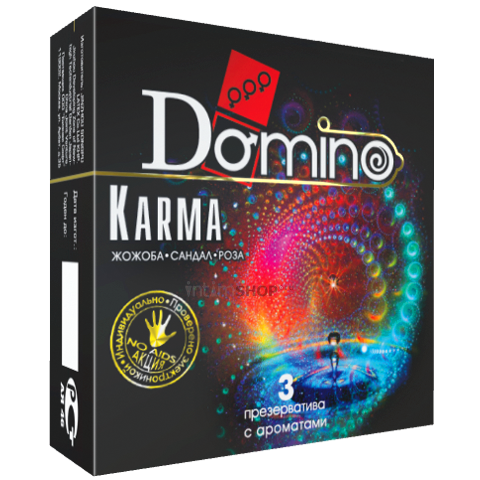 

Презервативы Domino Karma ароматизированные, 3 шт