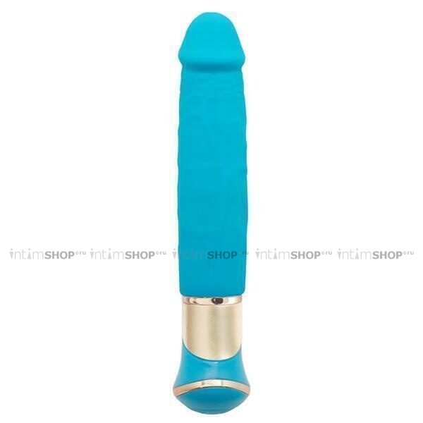 

Вибратор с ротацией Aphrodisia Ecstasy Deluxe Rowdy Dong, бирюзовый