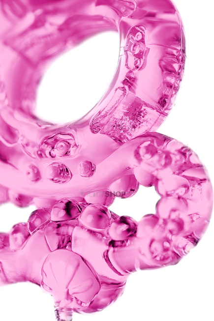 Виброкольцо Toyfa с подхватом, розовый - фото 6