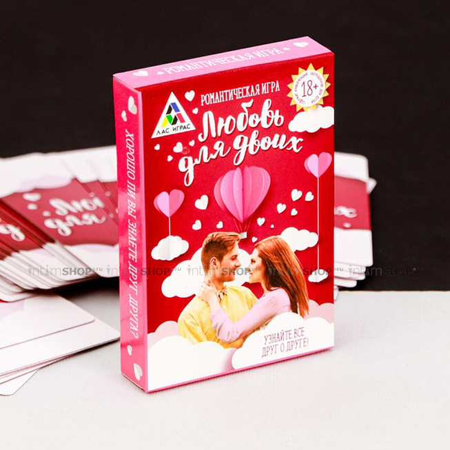 Игра с вопросами для пар Сима Лэнд «Любовь для двоих», 50 карточек - фото 1