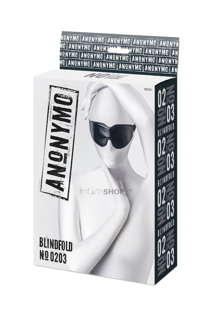 Маска Anonymo by TOYFA с мягкой подкладкой, черная - фото 10
