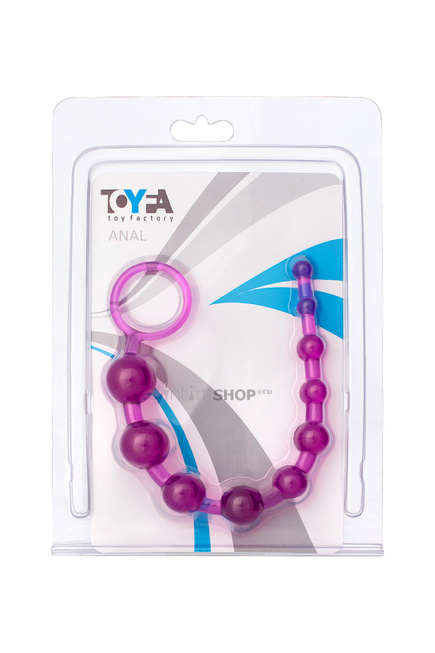 Анальная цепочка Toyfa, фиолетовый - фото 2