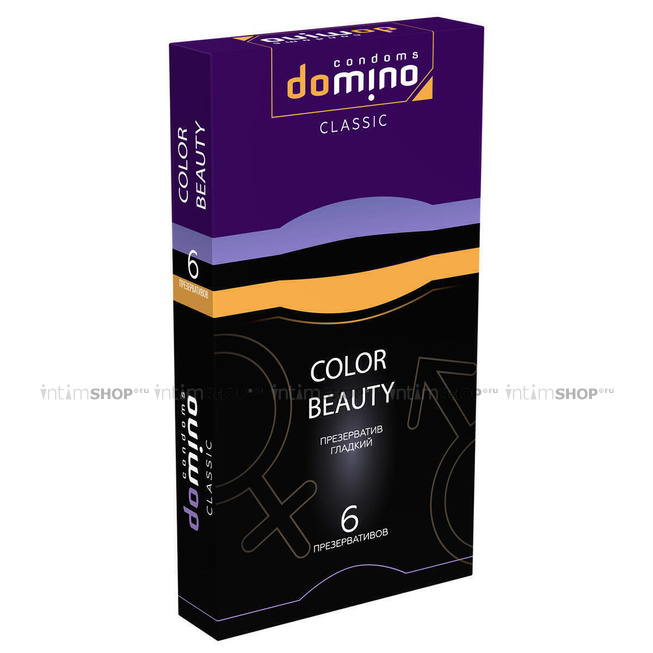 Презервативы цветные Domino Classic Colour Beauty, 6 шт - фото 1
