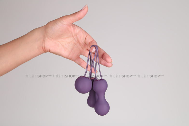 Вагинальные шарики Je Joue Ami Kegel Set, фиолетовый - фото 8