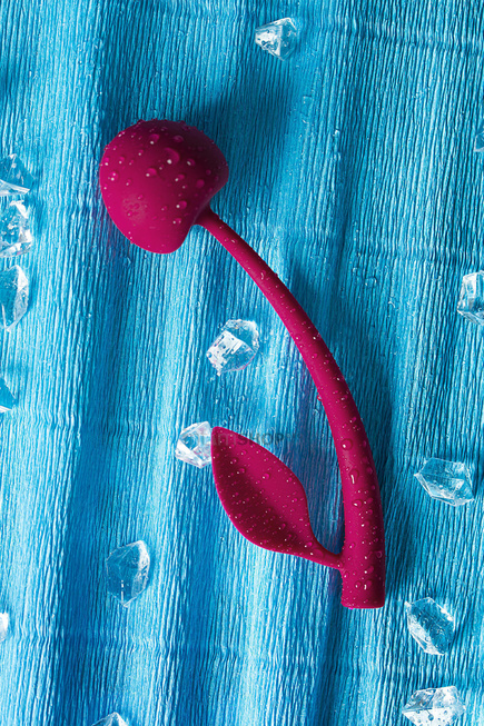 Вагинальный шарик JOS WILD CHERRY,  вишневый, 3 см - фото 4