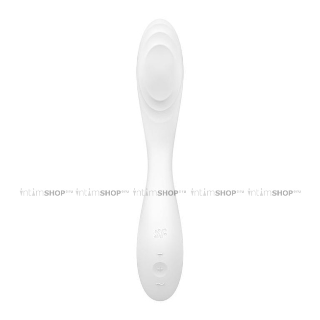 Вибратор с движущимся шариком Satisfyer Rrrolling Pleasure для стимуляции точки G, белый - фото 7