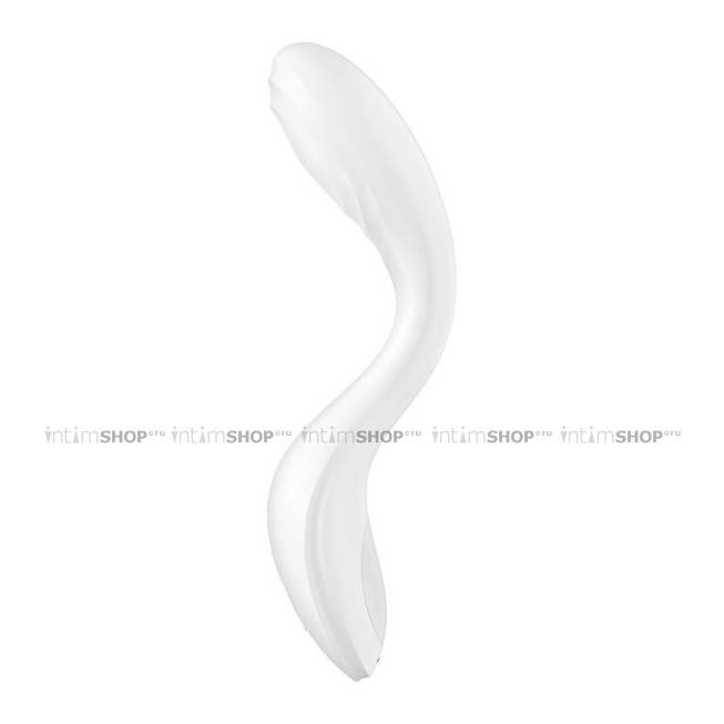 Вибратор с движущимся шариком Satisfyer Rrrolling Pleasure для стимуляции точки G, белый - фото 3